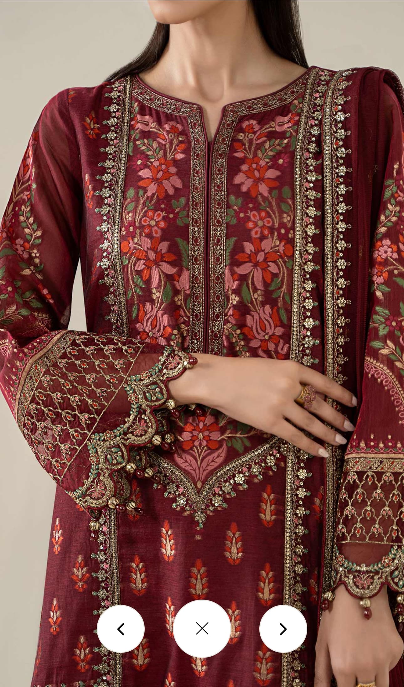 Excellent luxury dress from Maria B never wore it