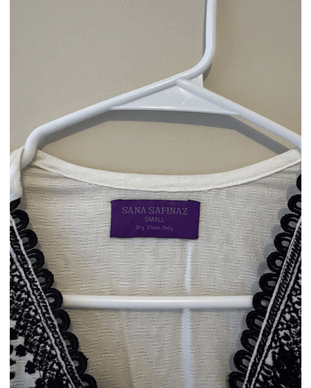 Black & White Cotton Suit | 2 Piece | Sana Safinaz