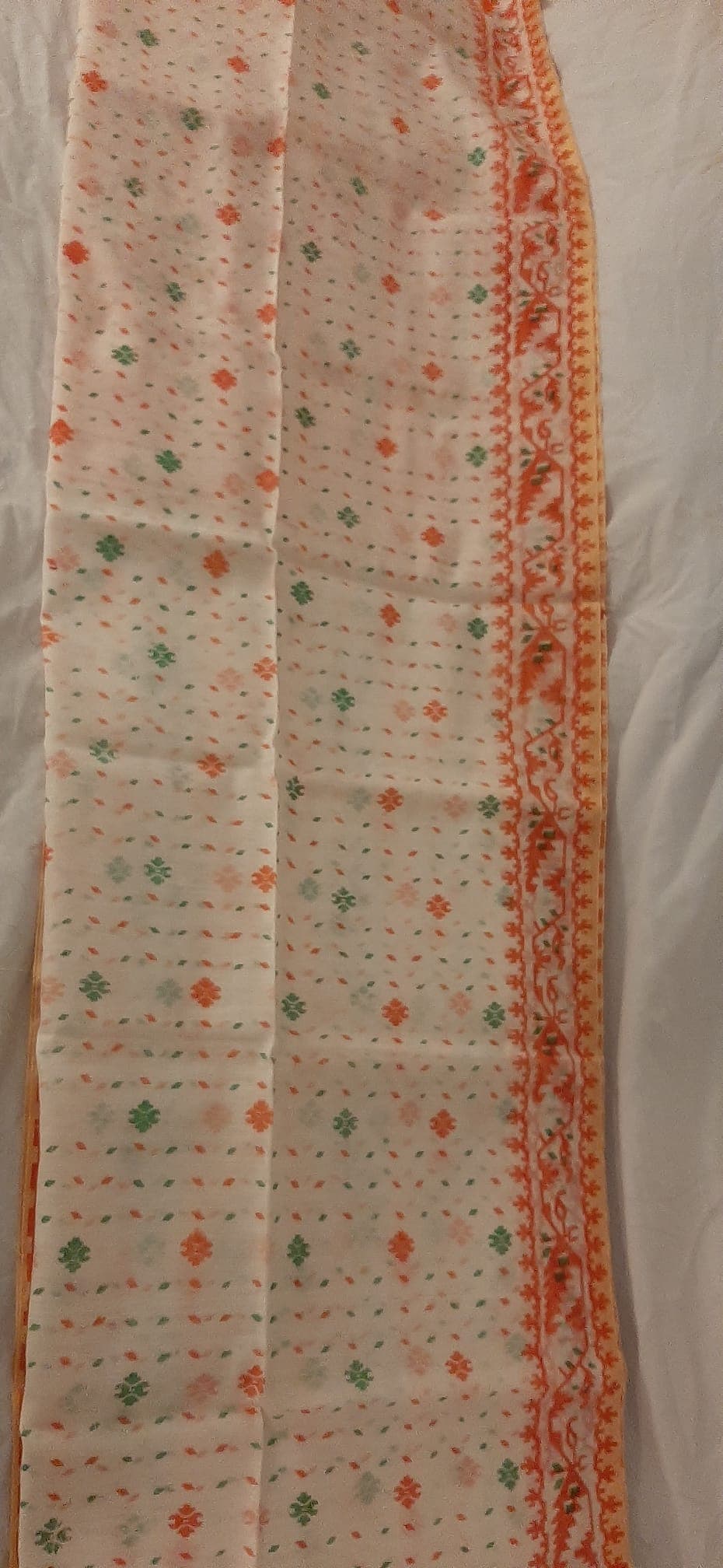 Printed Dhakai saree