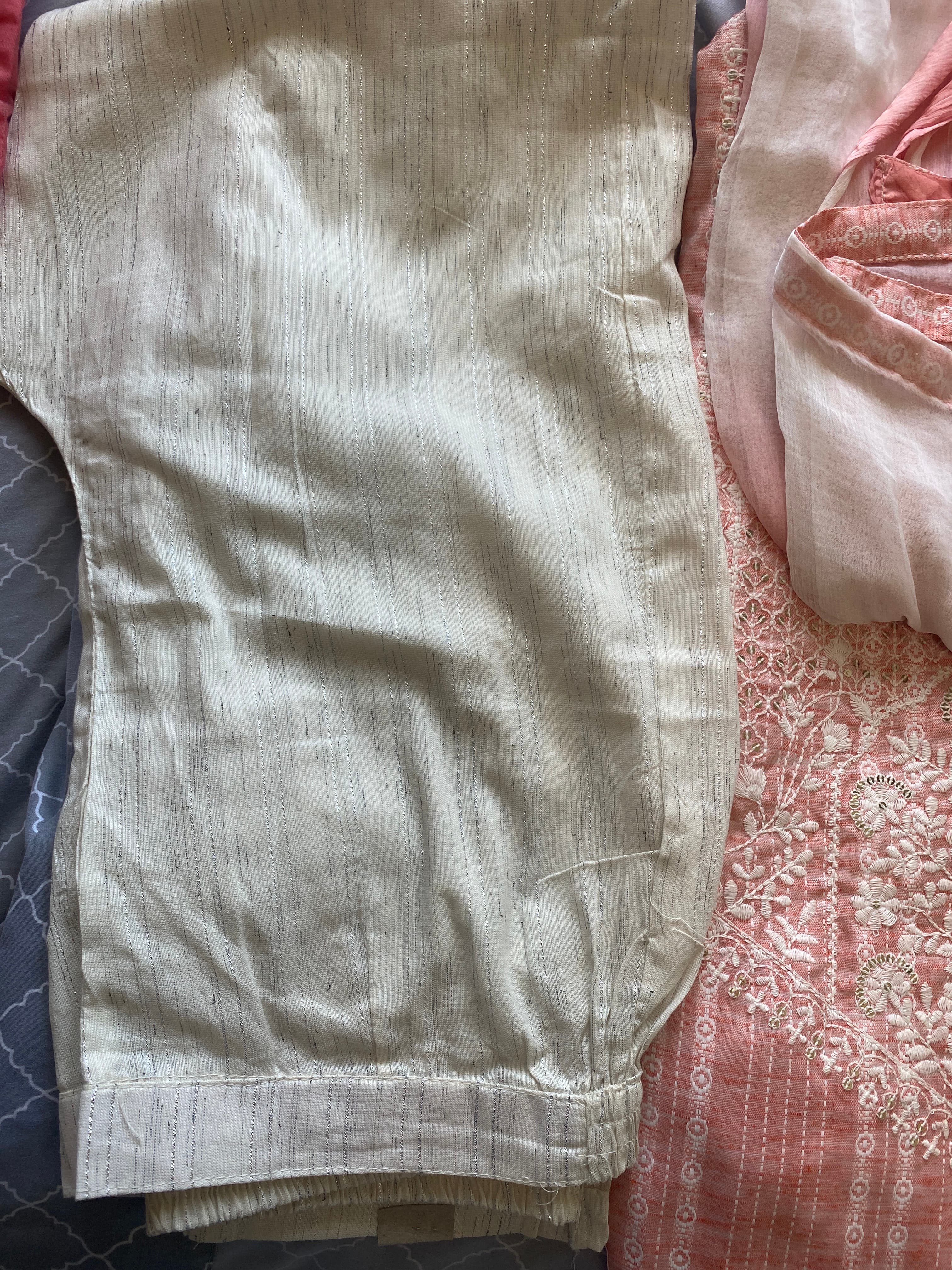 Pink Cotton Suit